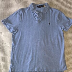 Polo by Ralph Lauren Men's Light Blue Polo Shirt